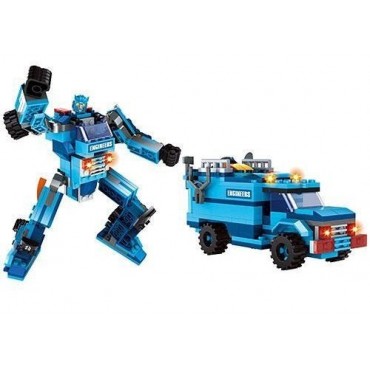 Fun Blox 2 in 1 Transformer Block Set 201pcs